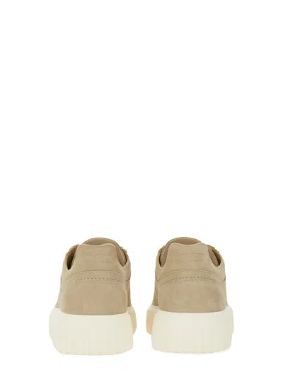 Hogan Low-top Suede Sneakers With Perforated Detailing
