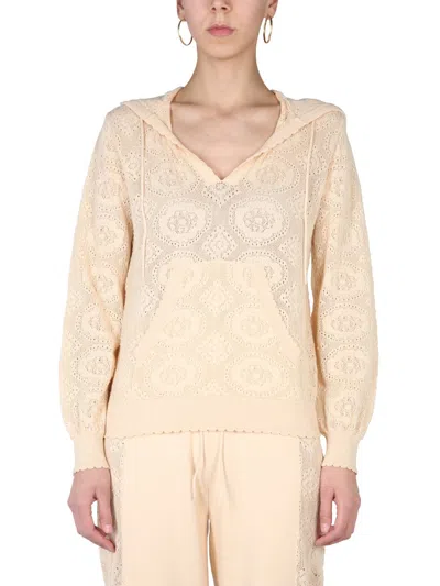 Moschino Summer 70's Sweatshirt In Neutral