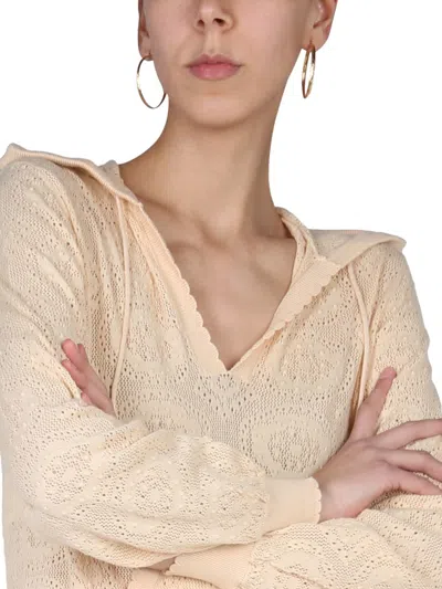 Moschino Summer 70's Sweatshirt In Neutral