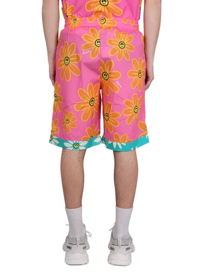 Barrow Sunflower Print Bermuda Shorts Unisex In Multi
