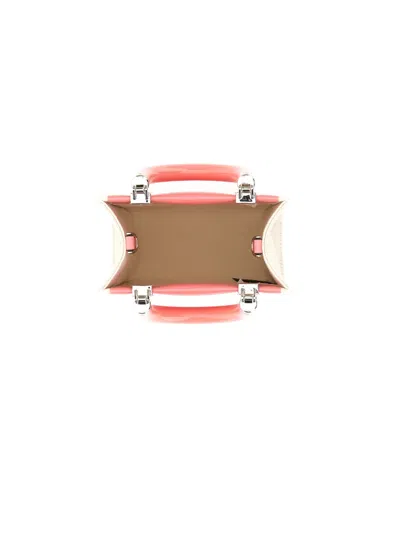 Fendi Logo-print Shoulder Bag In Pink