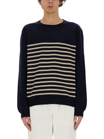 Apc A.p.c. Sweater "matthew" In Blue