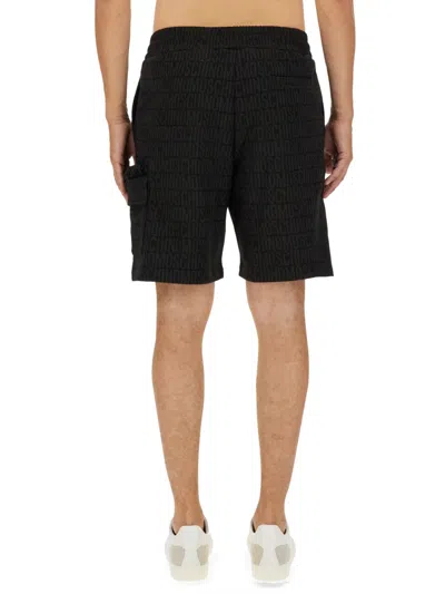 Moschino Sweatshirt Bermuda In Black