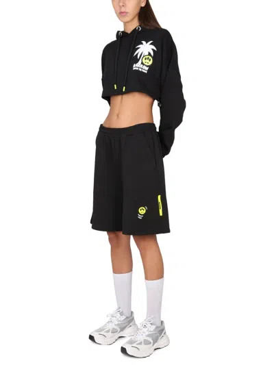 Barrow Sweatshirt Bermuda Unisex In Black