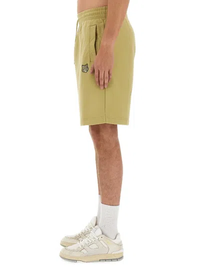 Maison Kitsuné Sweatshirt Bermuda In Green