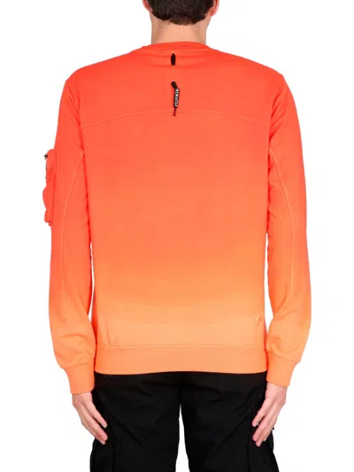 Premiata Nilo Sweatshirt In Orange Cotton In Orange