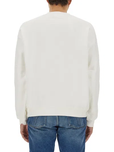 Lacoste Sweatshirt With Logo In White