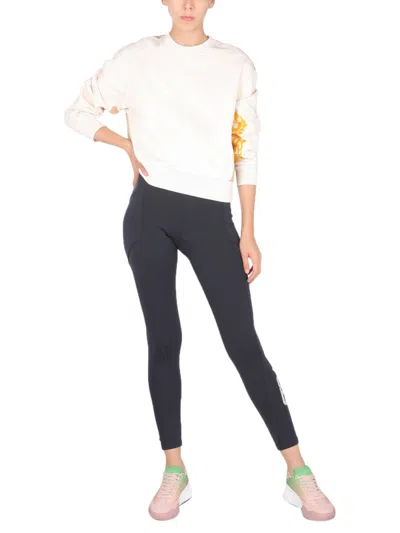 Stella Mccartney Sweatshirt With Logo In Neutral