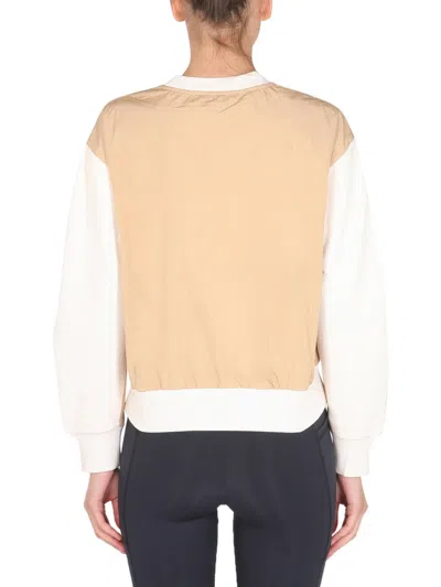 Stella Mccartney Sweatshirt With Logo In Neutral