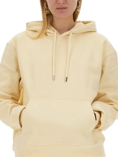 Jacquemus Hooded Sweatshirt 'the Emb In Neutral