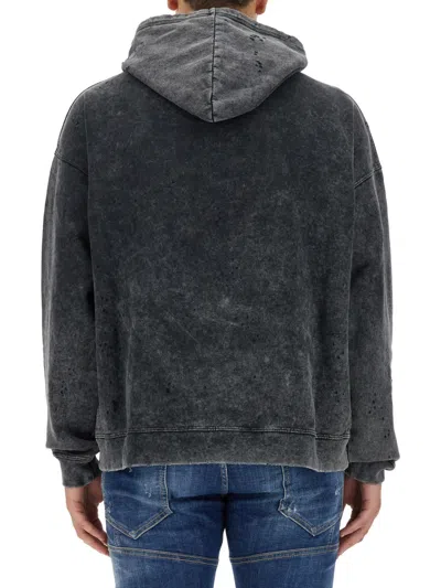 Dsquared2 Sweatshirt With Logo In Gray