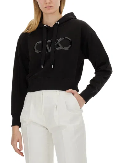 Michael Kors Sweatshirt With Logo In Black