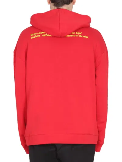 Raf Simons Ghost Print Cotton Hoodie