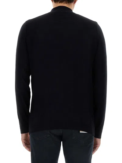Hugo Boss Zip-up Sweatshirt In Black