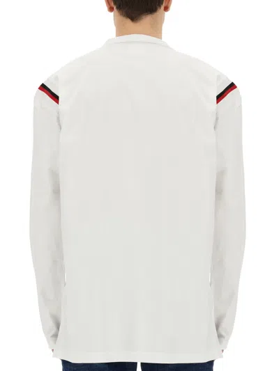 Dsquared2 Varsity Logo Long Sleeved T-shirt In Multi