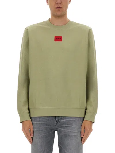 Hugo Boss Logo-patch Cotton Sweatshirt