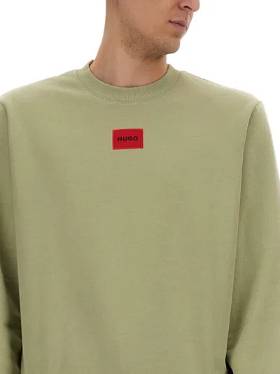 Hugo Boss Logo-patch Cotton Sweatshirt