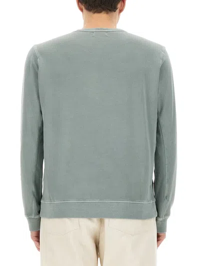 Woolrich Logo-embroidered Sweatshirt In Gray