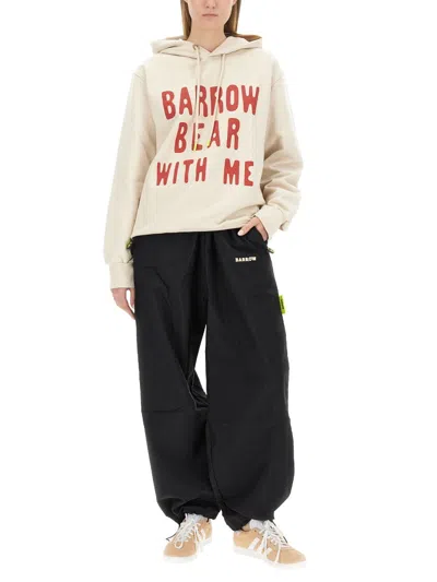 Barrow Sweatshirt With Logo In Neutral