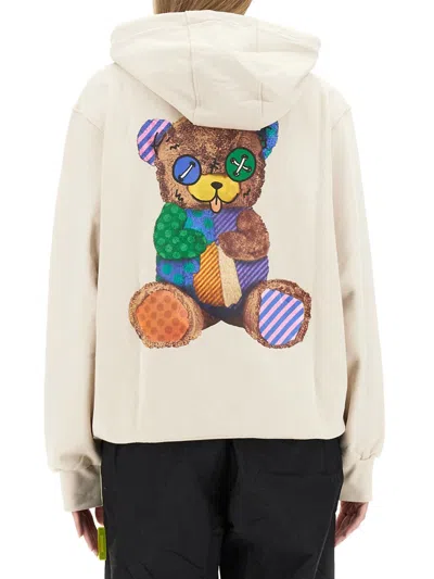 Barrow Sweatshirt With Logo In Neutral