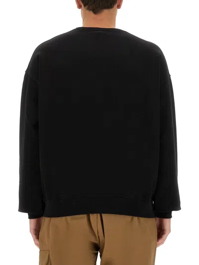 Family First Sweatshirt With Heart Embroidery