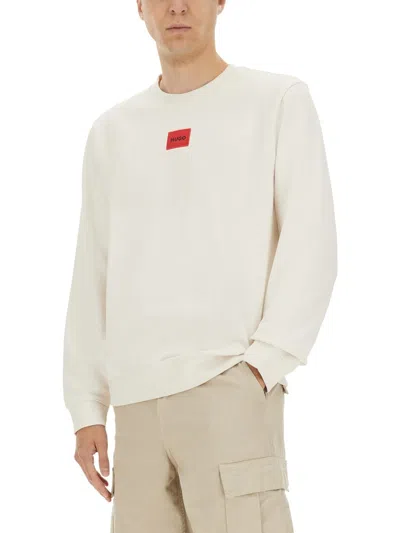 Hugo Boss Sweatshirt Hugo Men Color White In White