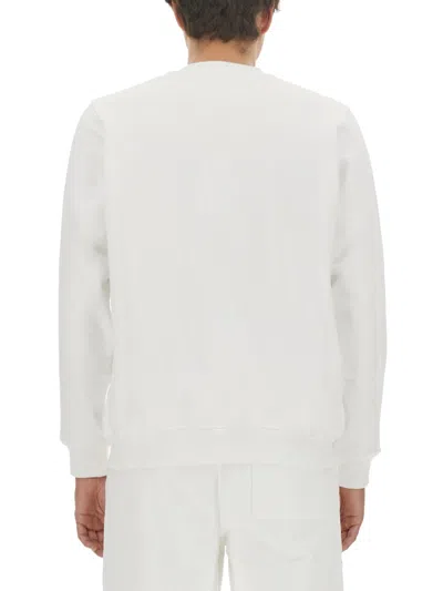 Casablanca Le Joueur Beaded Cotton Sweatshirt In Yellow