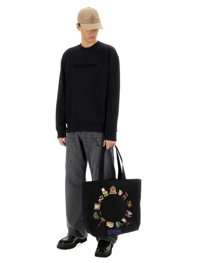Jw Anderson Men Sweatshirt With Logo In Black