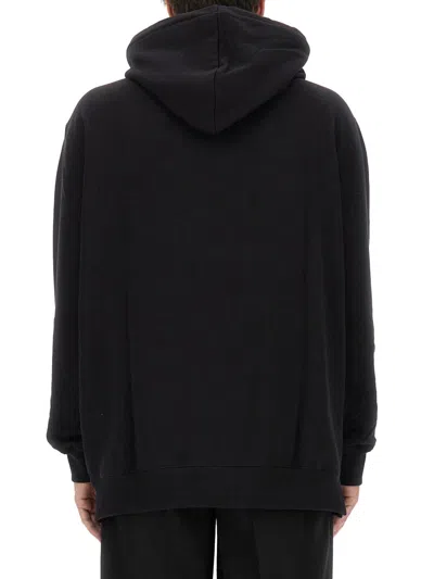Lanvin Curblace Oversized Hoodie In Black