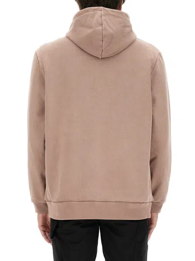 Fred Perry Sweatshirt With Logo In Brown
