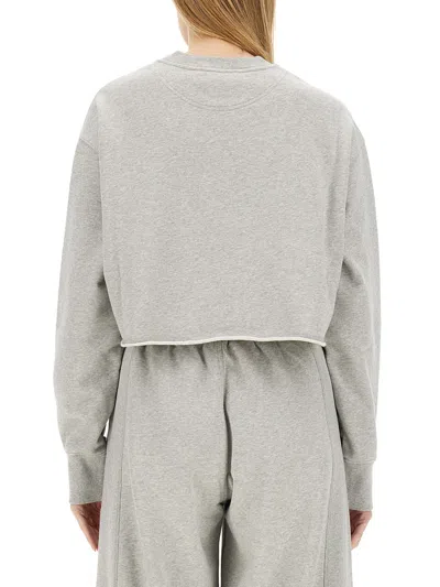 Stella Mccartney Women's Sweatshirt With Logo In Gray