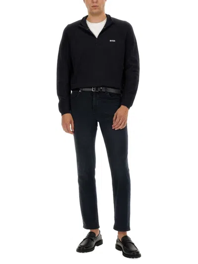 Hugo Boss Boss Sweatshirt With Logo In Black