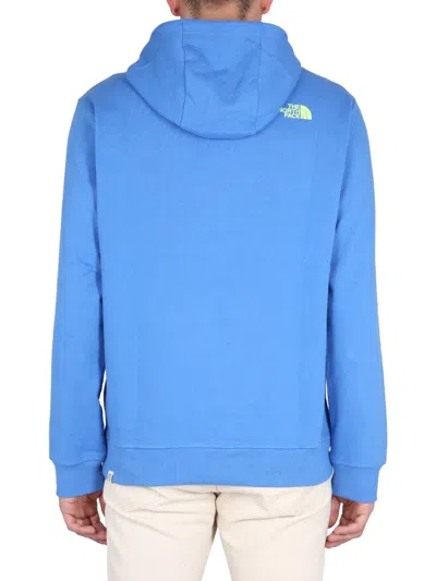 The North Face Sweatshirt With Logo Embroidery In Blue