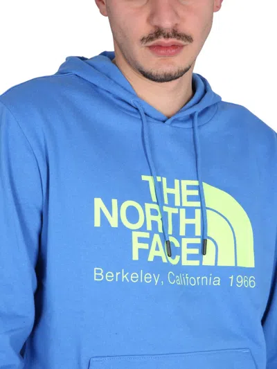 The North Face Sweatshirt With Logo Embroidery In Blue