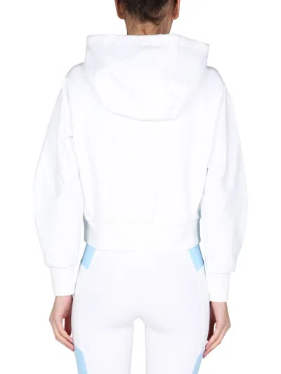 Stella Mccartney Women's Sweatshirt With Logo Print In White