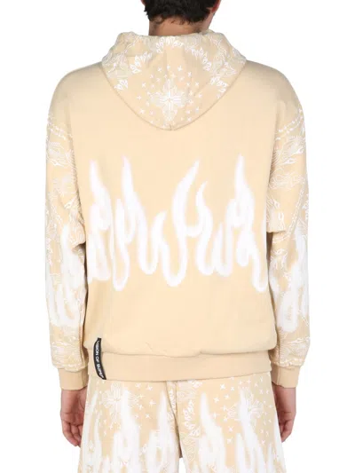Vision Of Super Sweatshirt With Paisley Pattern In Pink