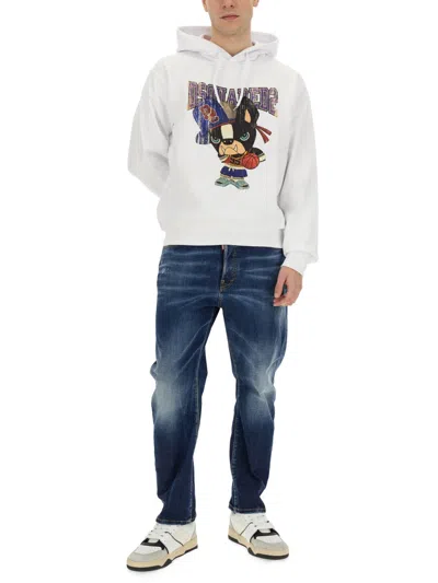 Dsquared2 Dsquared Men Sweatshirt With Print In White