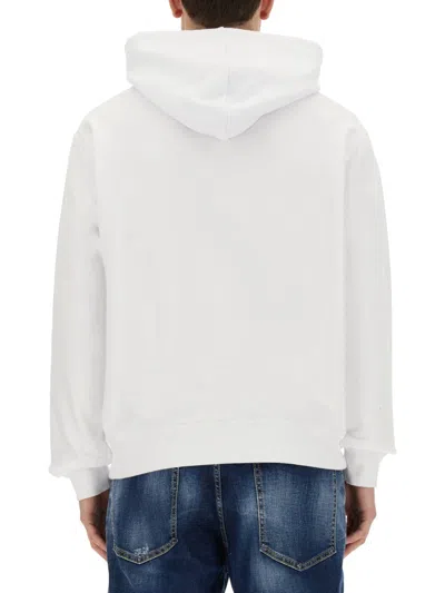 Dsquared2 Dsquared Men Sweatshirt With Print In White