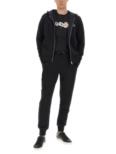 Ps By Paul Smith Ps Paul Smith Sweatshirt With Zebra Patch In Black