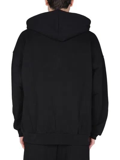 Hinnominate Zip Hooded Sweatshirt In Black