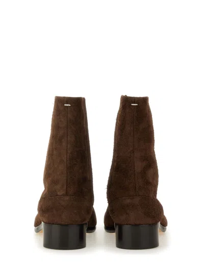 Maison Margiela Man Ankle Boots Dark Brown Size 9 Leather