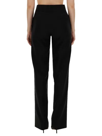 Genny High Waist Wide Leg Trousers In Black
