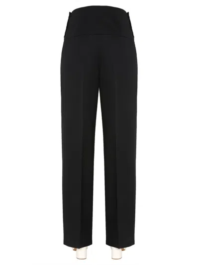 Jil Sander Wide-leg Tailored Trousers In Black