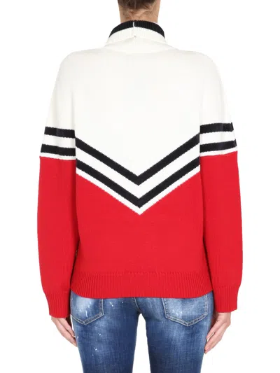Dsquared2 Dsquared Women Tall Neck Sweater In Red