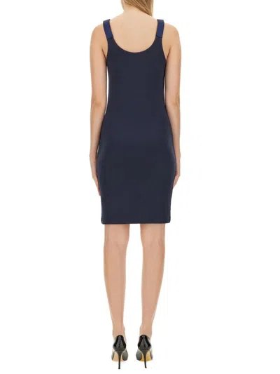 Helmut Lang Tank Dress In Blue