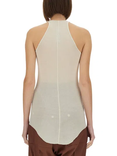 Rick Owens Tank Top In Neutral