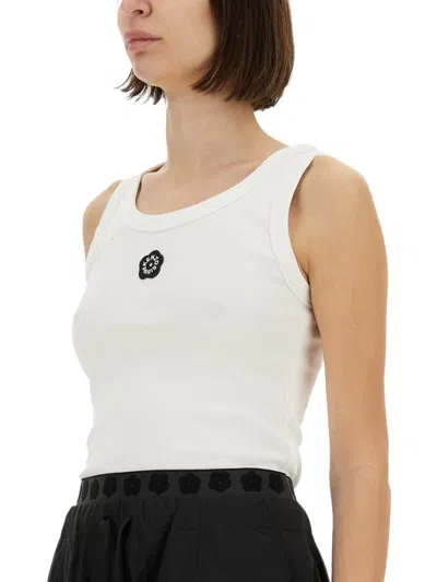 Kenzo Tank Top "boke Flower 2.0" In Black