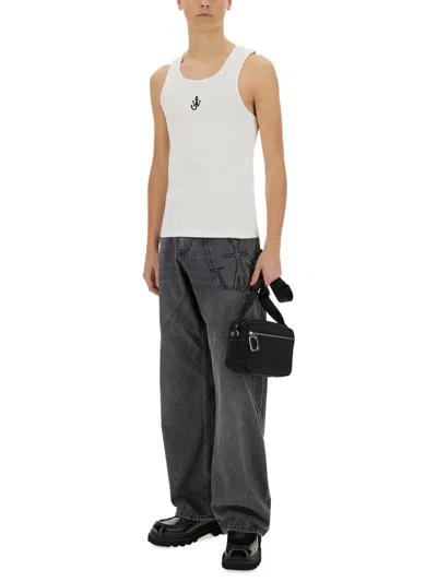Jw Anderson Tank Top With Logo In White