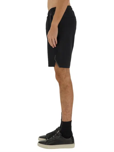 Hugo Boss Boss Technical Fabric Bermuda Shorts In Black