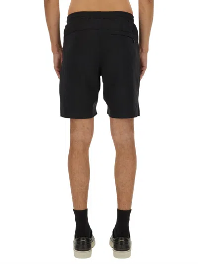 Hugo Boss Boss Technical Fabric Bermuda Shorts In Black